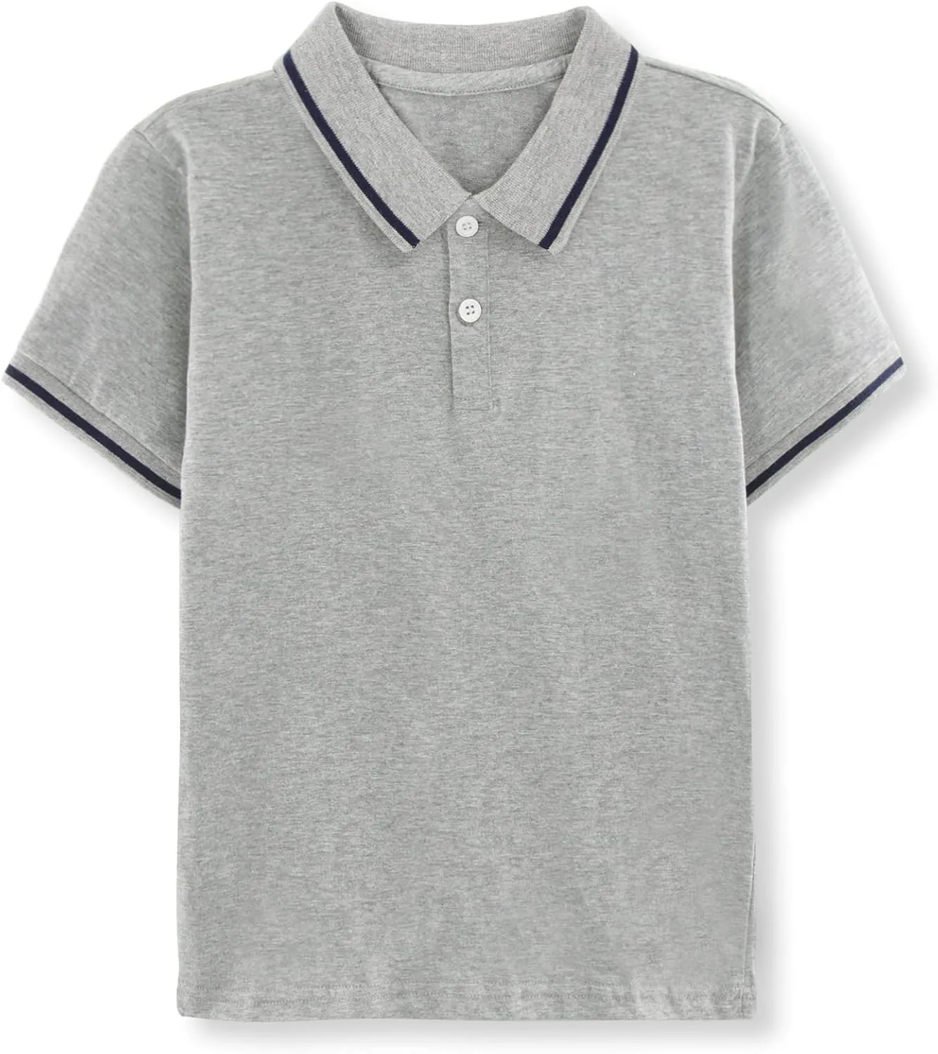ACESTAR Boys Short Sleeve Polo Shirt Kids Plain School Uniform Polo Shirt for Boys and Girls 4-12 Years