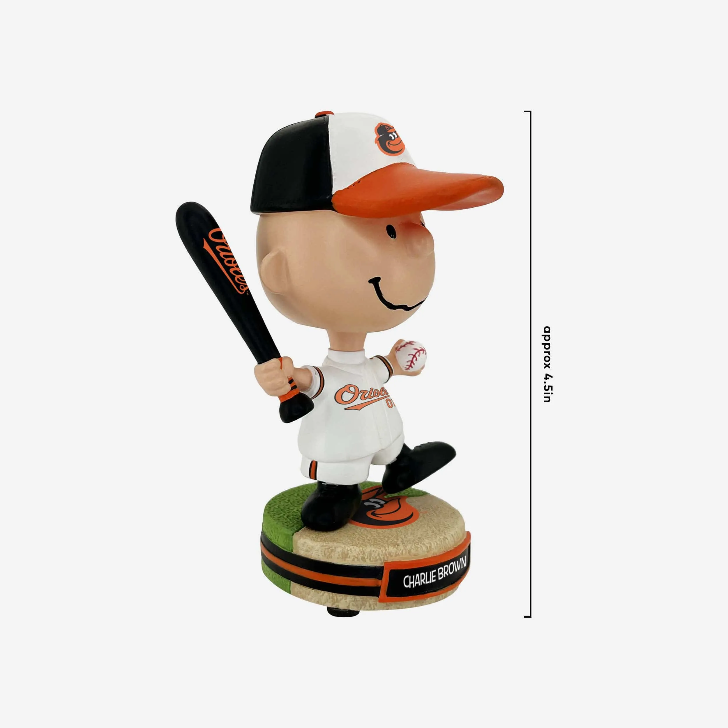 Baltimore Orioles Charlie Brown Peanuts Mini Bighead Bobblehead