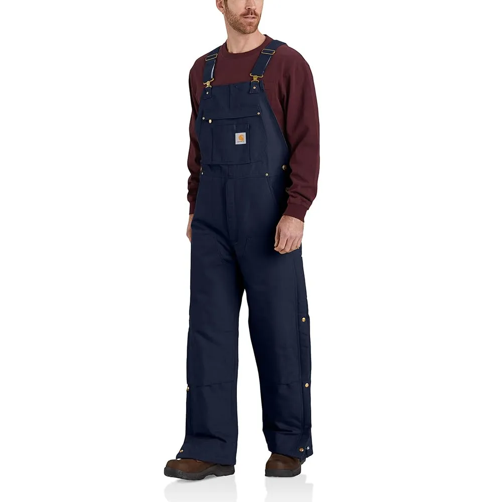 Carhartt 106672 Mens Loose Fit Firm Duck Insulated Bib Overall