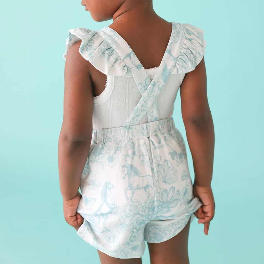Charlotte Anne French Terry Short Overalls