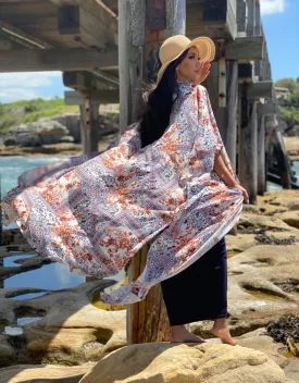 Earthy Floral Cape