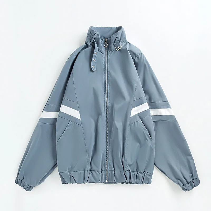 Fall Jacket Casual Loose Jacket Baseball Uniform
