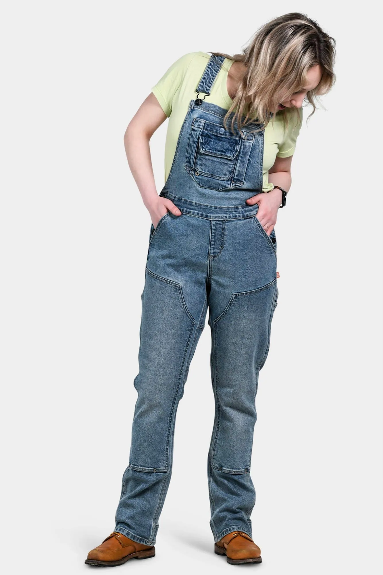 Freshley Overalls in Vintage Indigo Denim