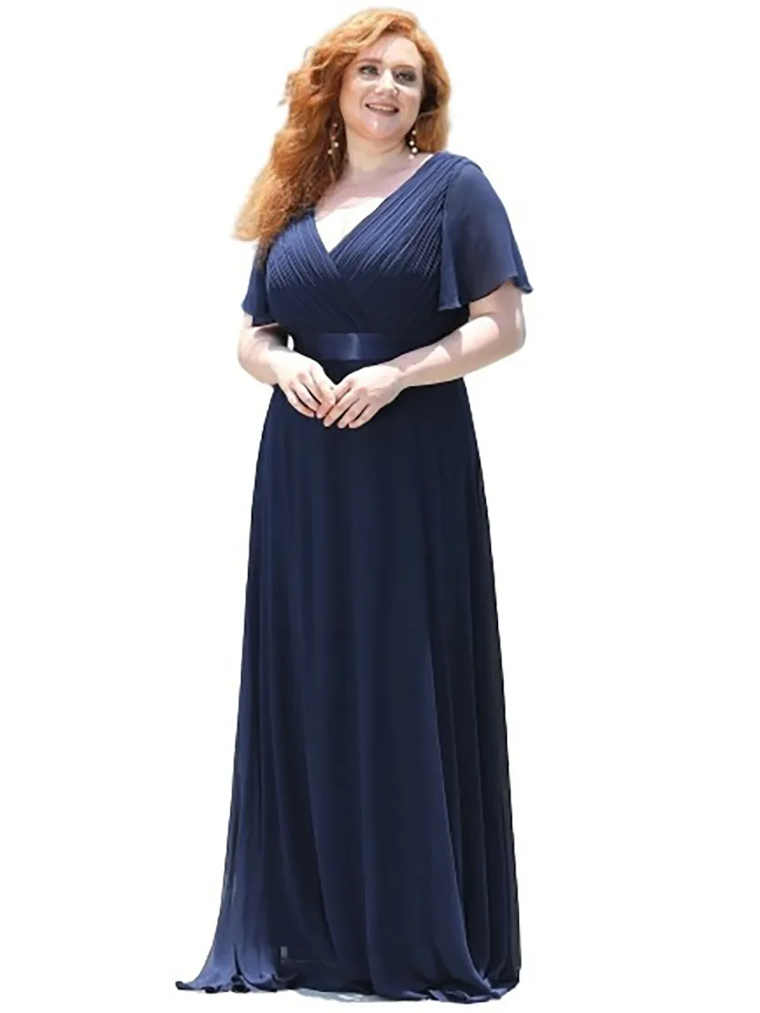 Funki Buys | Dresses | Women's Elegant Chiffon Evening Dress