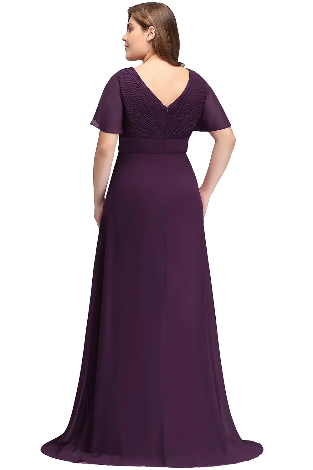 Funki Buys | Dresses | Women's Elegant Chiffon Evening Dress