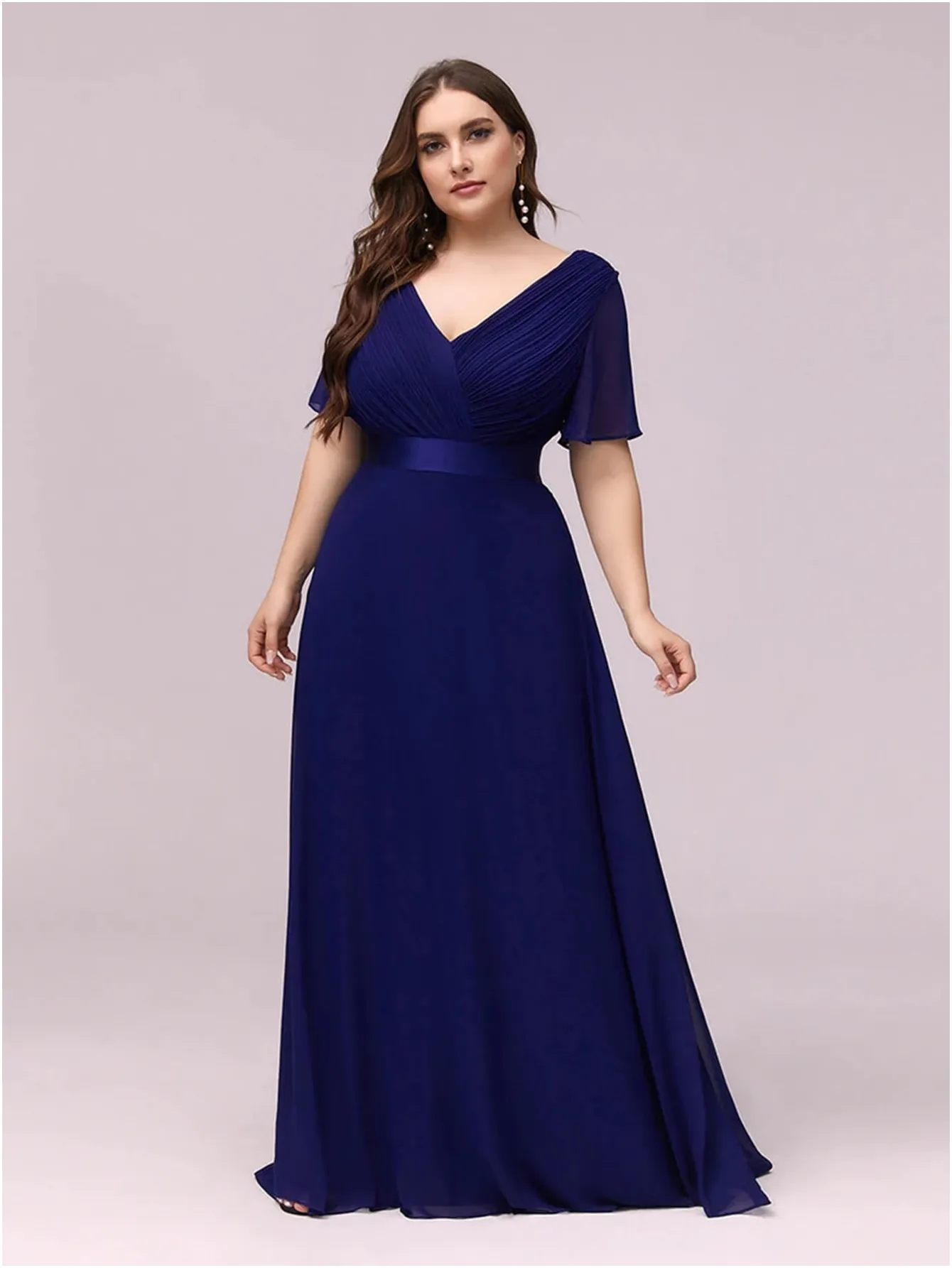 Funki Buys | Dresses | Women's Elegant Chiffon Evening Dress