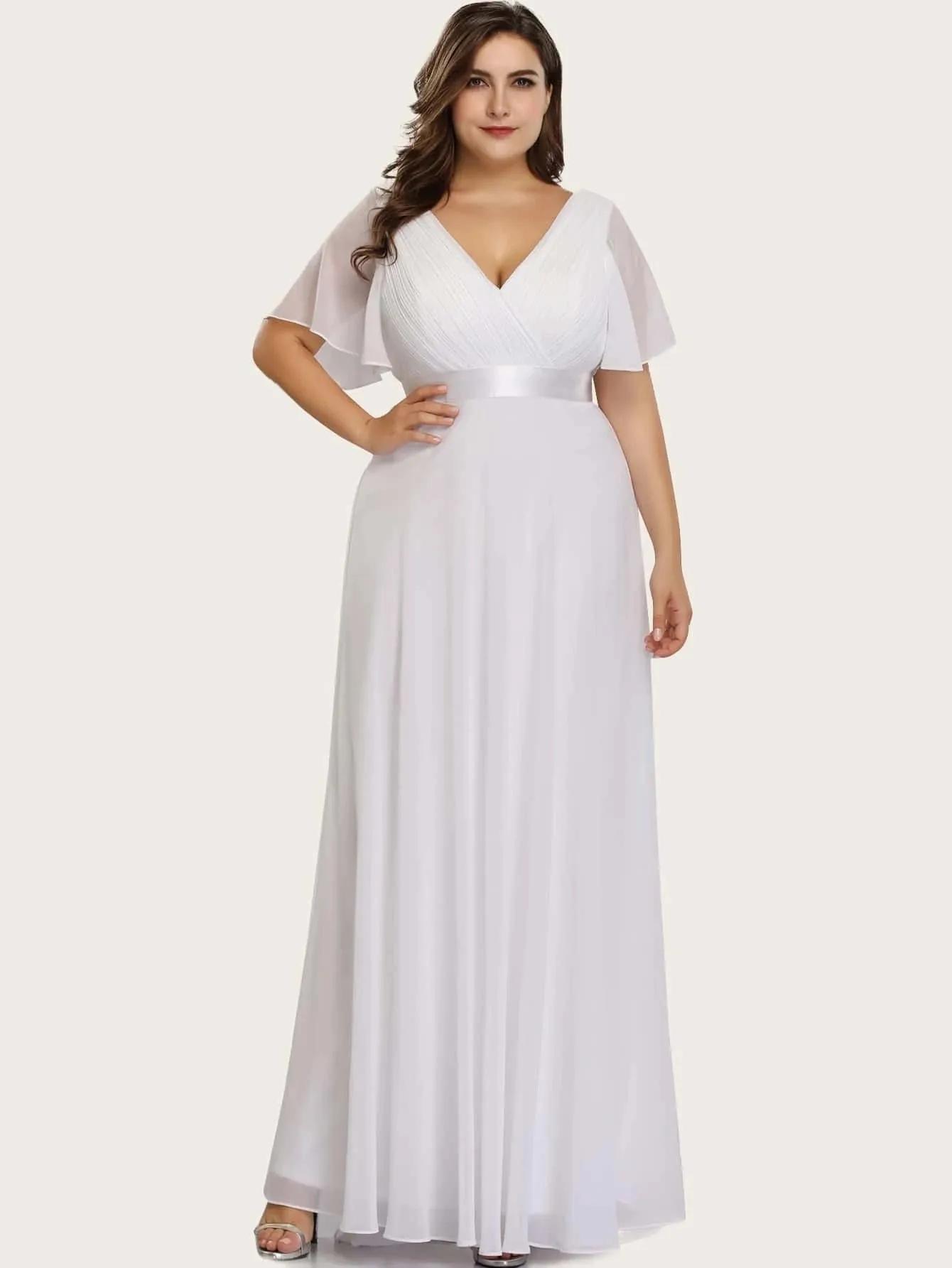 Funki Buys | Dresses | Women's Elegant Chiffon Evening Dress