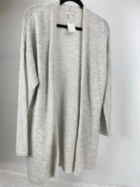 J Jill Size M Beige/Gray Cardigan