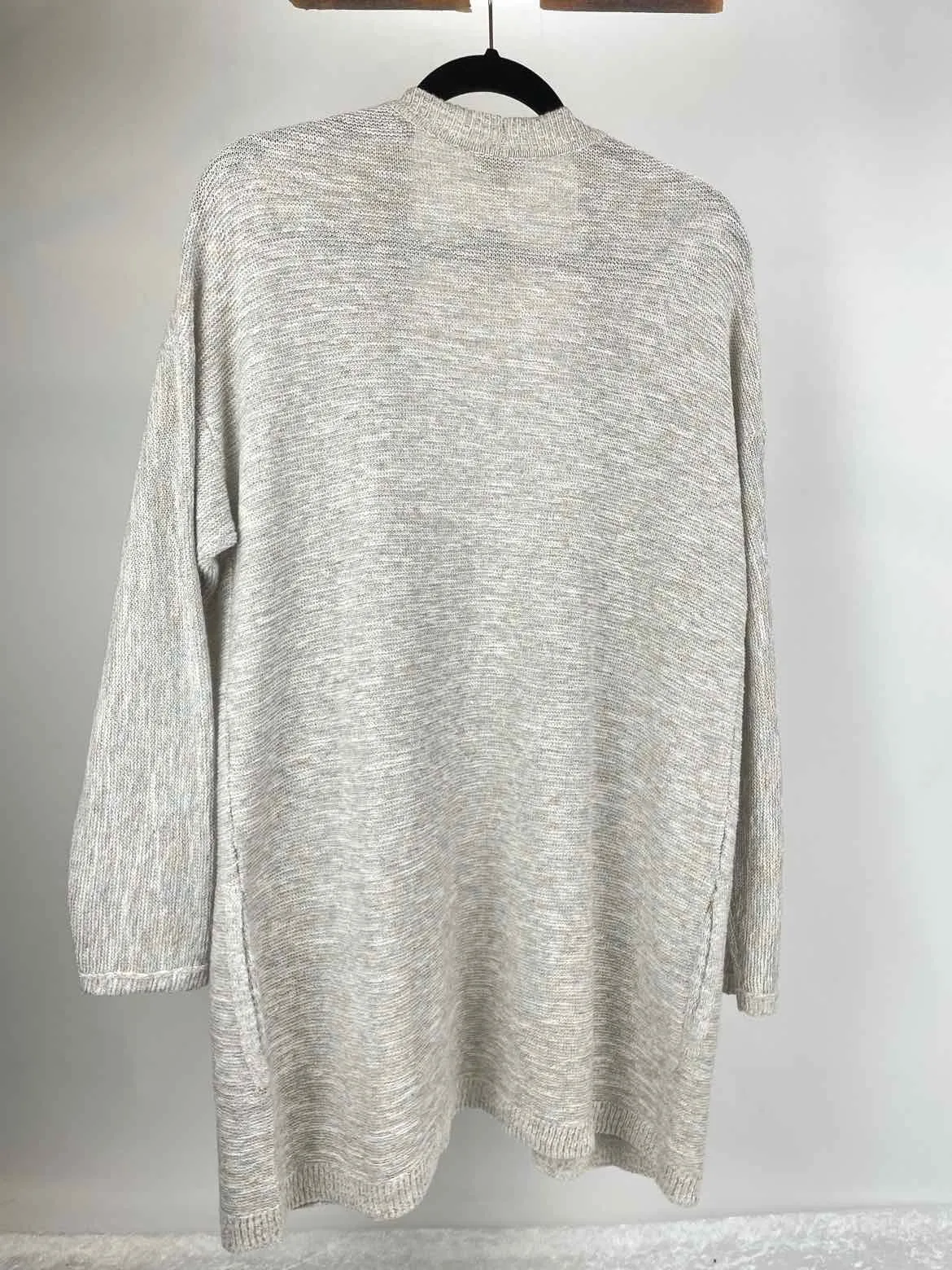 J Jill Size M Beige/Gray Cardigan