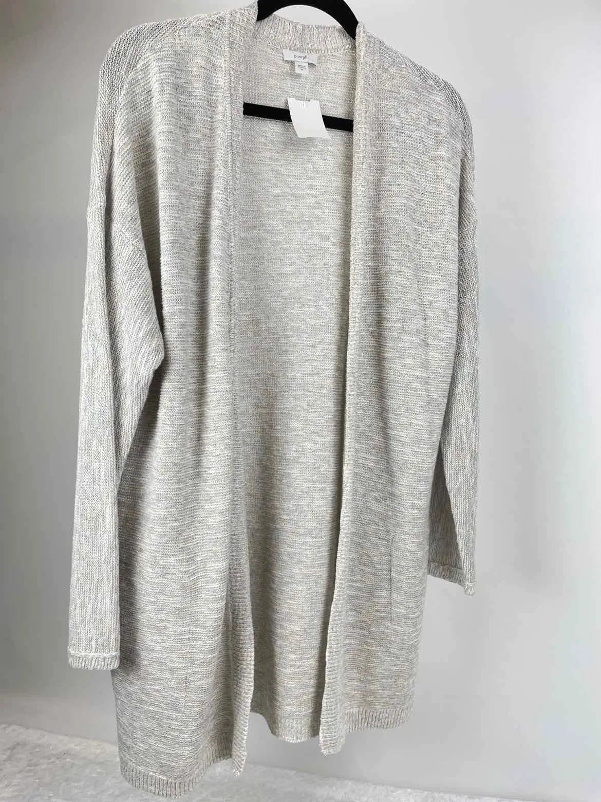 J Jill Size M Beige/Gray Cardigan
