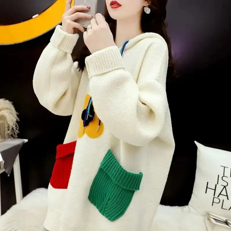 Julia 3D detailing Oversized Hoodie