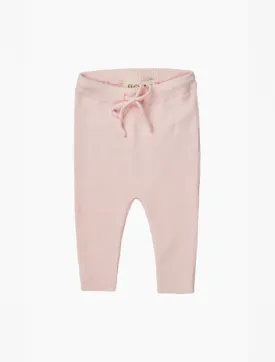 Kaya Knitted Pants in Pink Blush