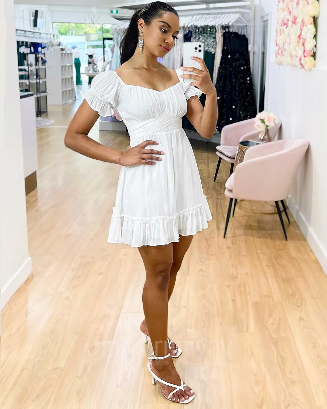 Masie Mini Dress - White