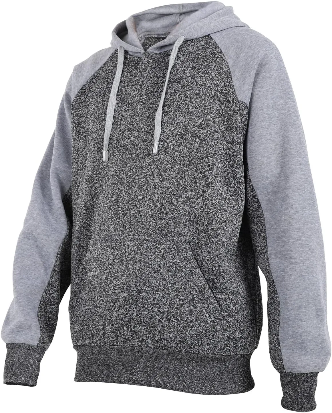 Men's Color Block Hoodie Soft Fleece Sweatshirt with Front Side Pockets