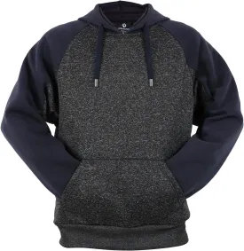 Men's Color Block Hoodie Soft Fleece Sweatshirt with Front Side Pockets
