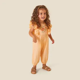 Muslin Frilled Overalls