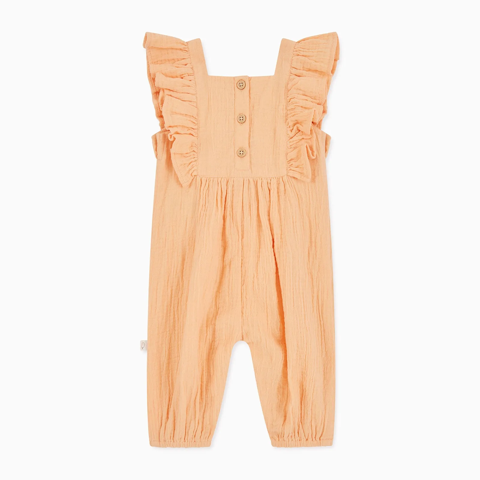 Muslin Frilled Overalls