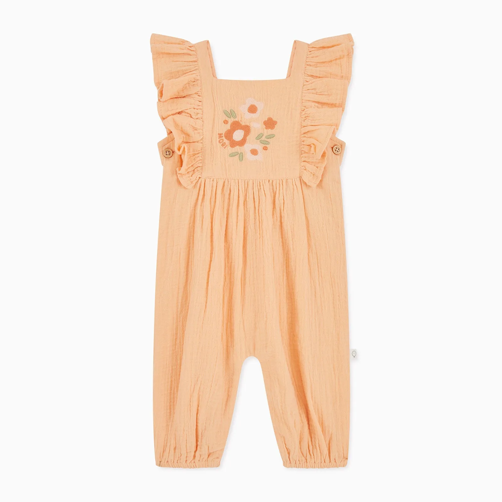 Muslin Frilled Overalls