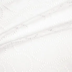 Paisley Open Work Pure Cotton Embroidery