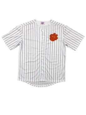 Pinstripe Clemson Paw Uniform