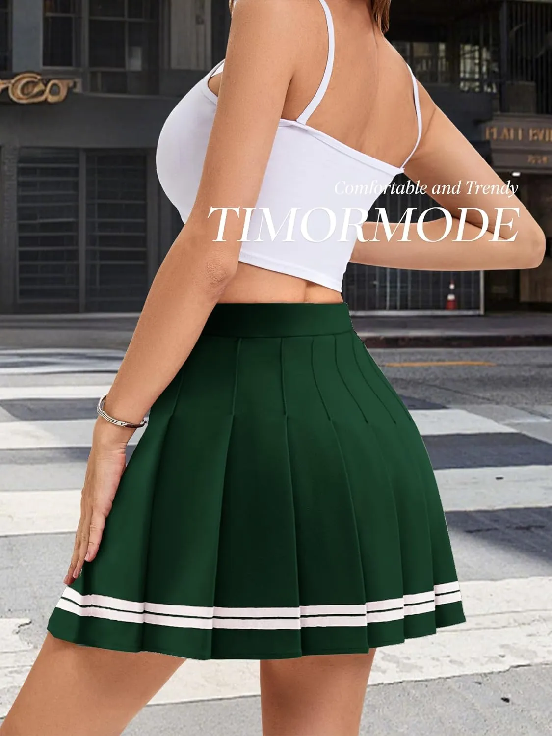 Pleated Skirts for Women Mini High Waist Skater Tennis Skirt A-line Cheerleader Skirt