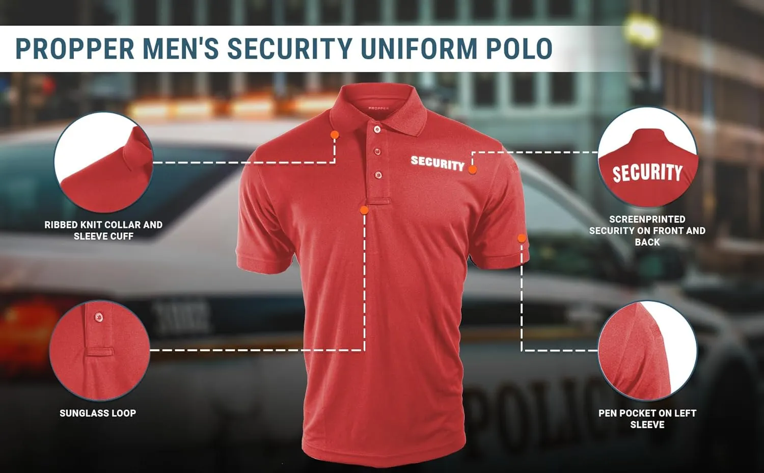 Propper Short Sleeve Security Uniform Polo Shirt