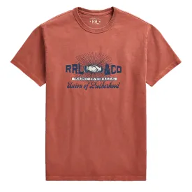 RRL by Ralph Lauren Jersey Graphic T-Shirt Vintage Orange