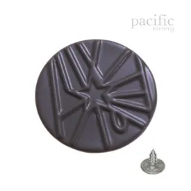 Star Logo Grey Jeans Button 120033JB