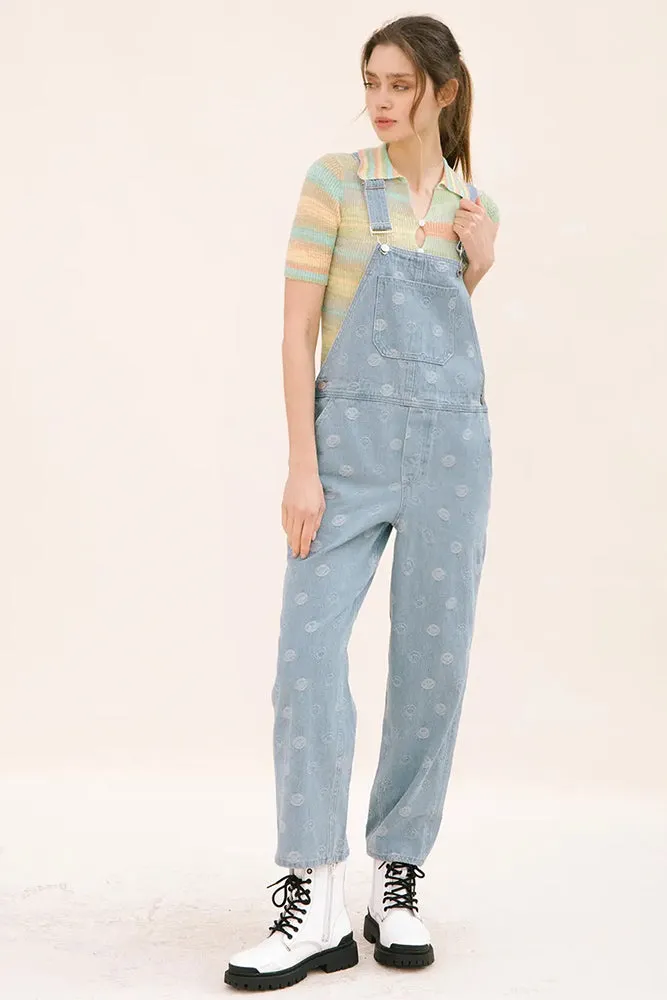 Storia Happy Face Denim Overall