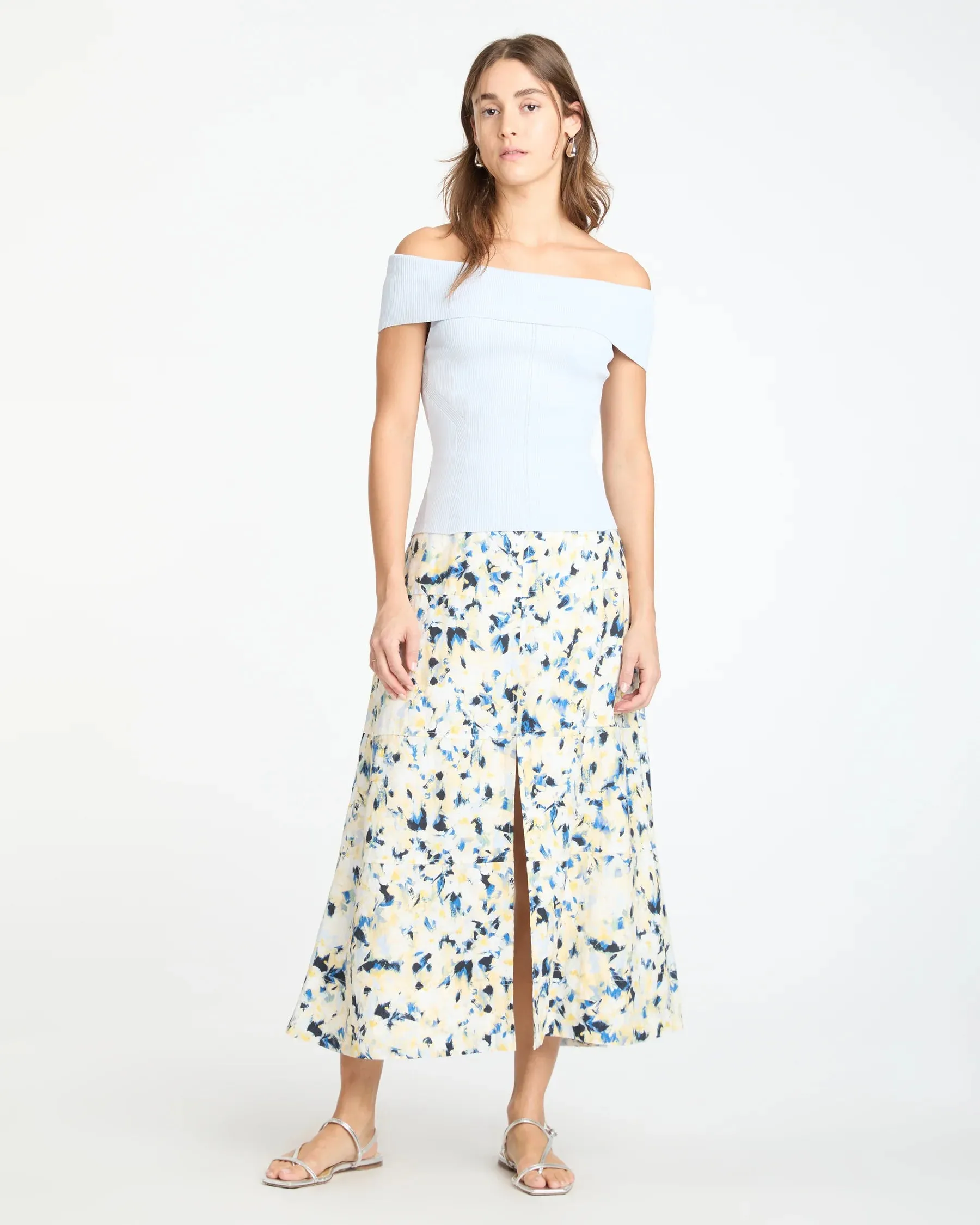 Tanya Taylor - Zhuri Knit Top in Ballard Blue