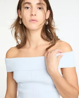 Tanya Taylor - Zhuri Knit Top in Ballard Blue