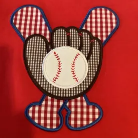 Three sisters baseball onesie