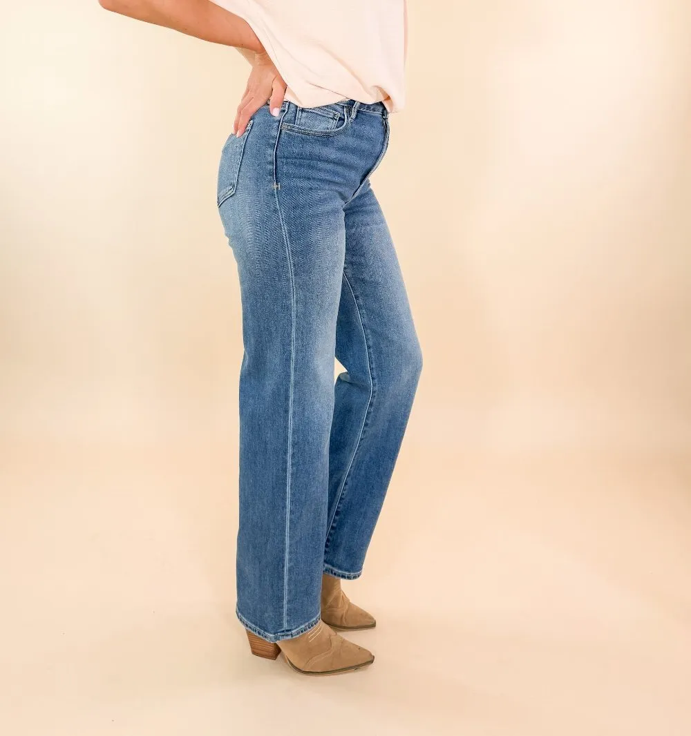 Tracey Straight Leg High Rise Jean
