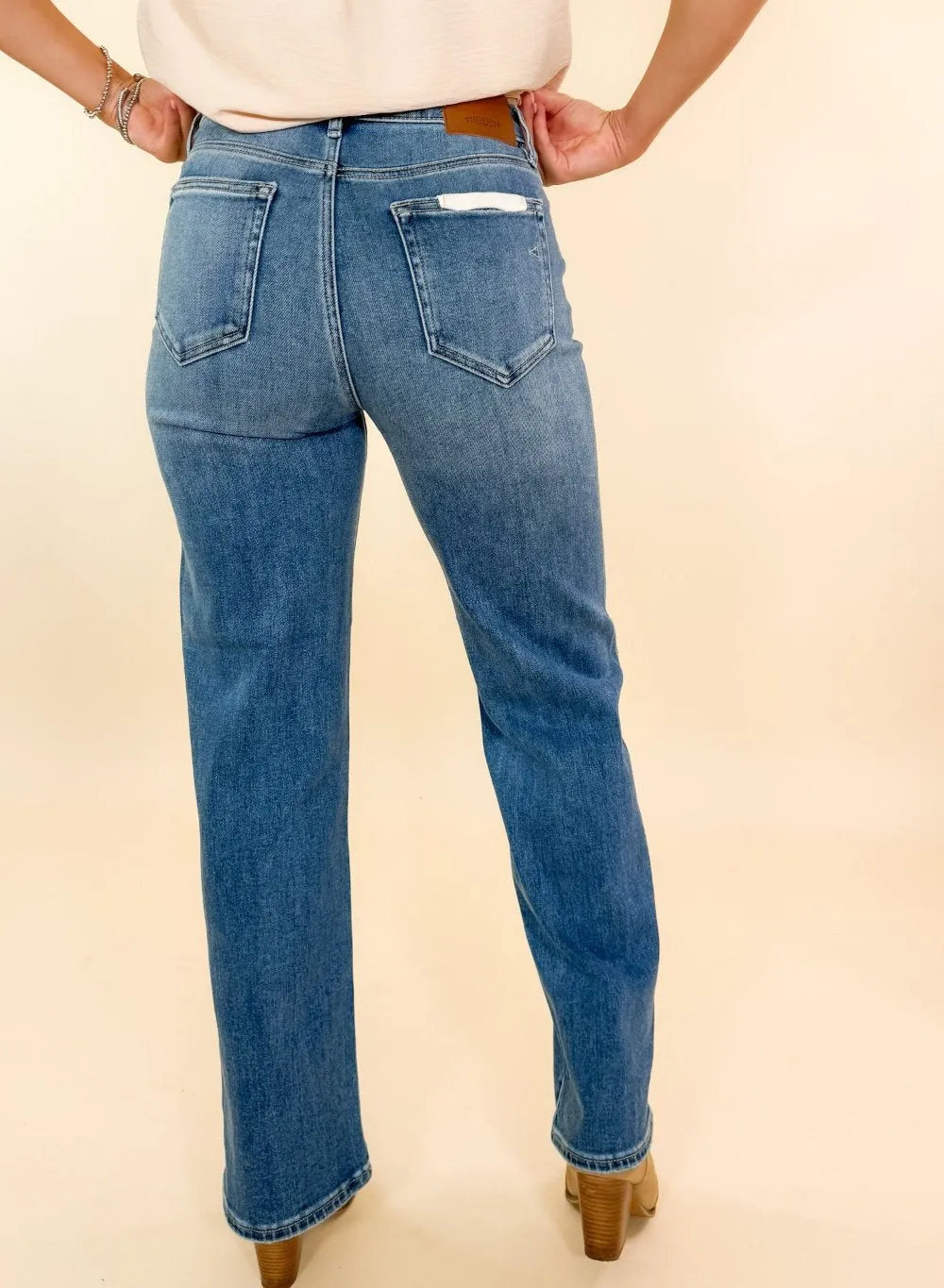 Tracey Straight Leg High Rise Jean