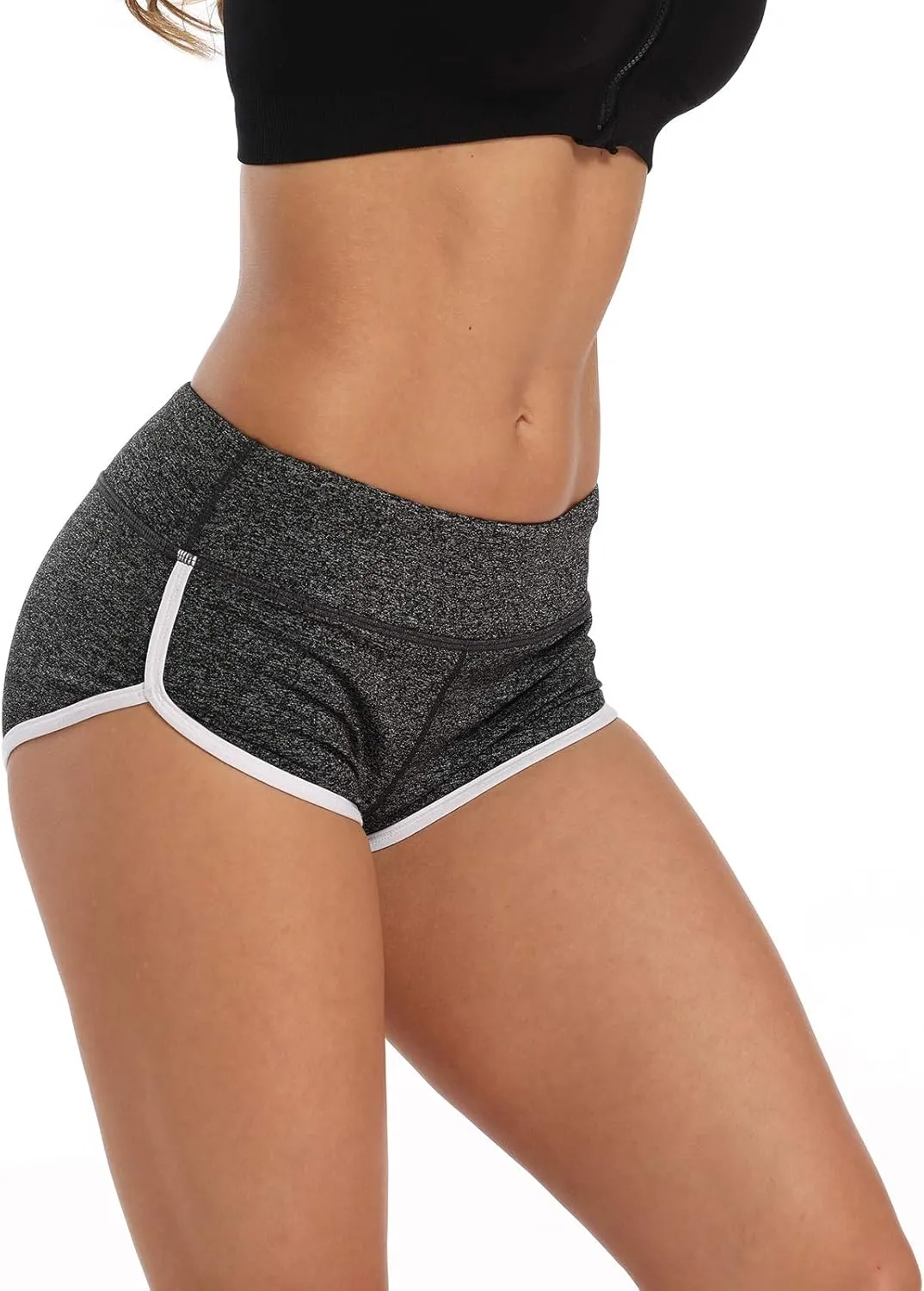 Women's Active Shorts Fitness Sports Yoga Booty Shorts for Running Gym Workout