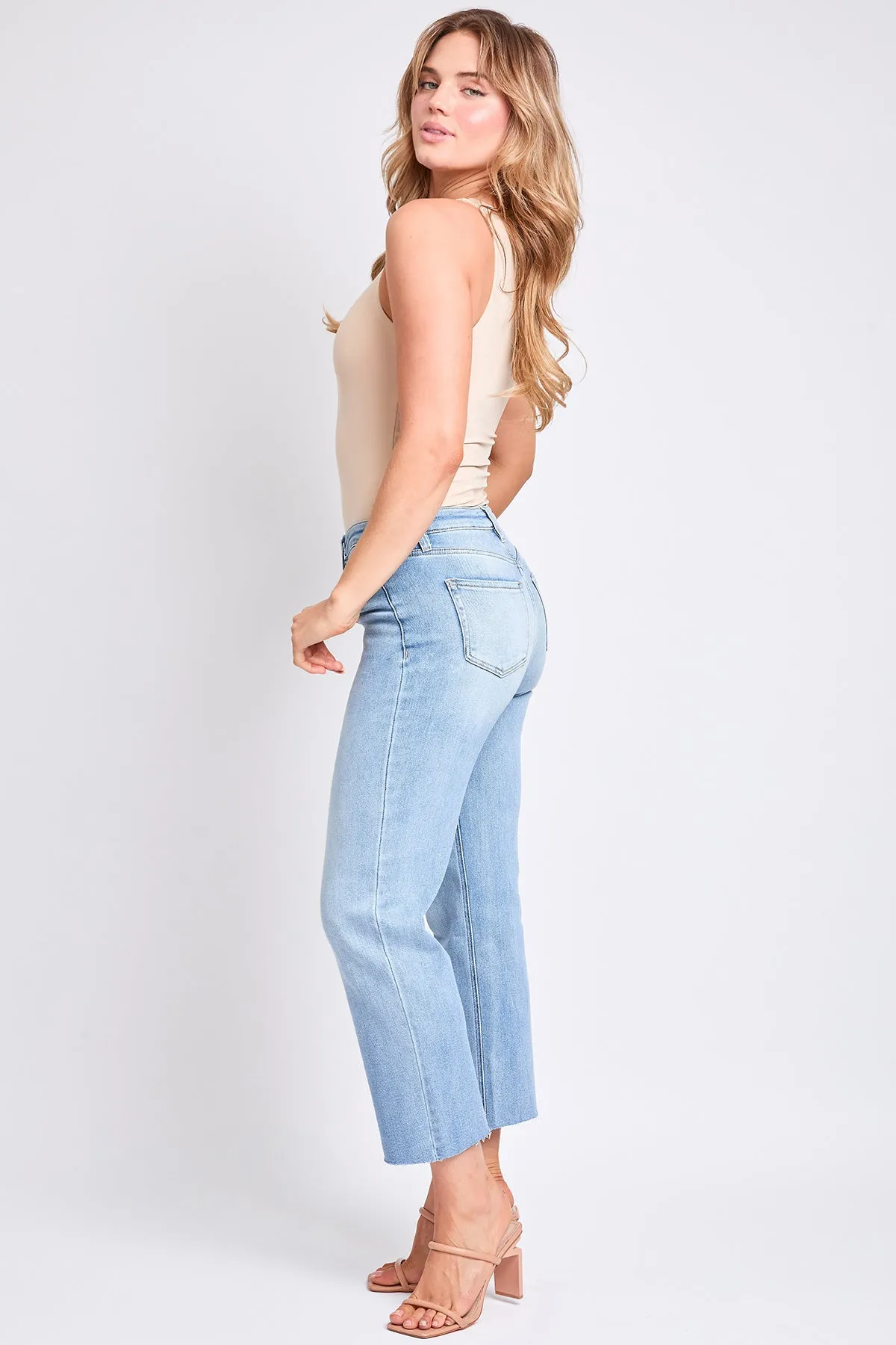 Women's Cropped Straight Leg Jeans
