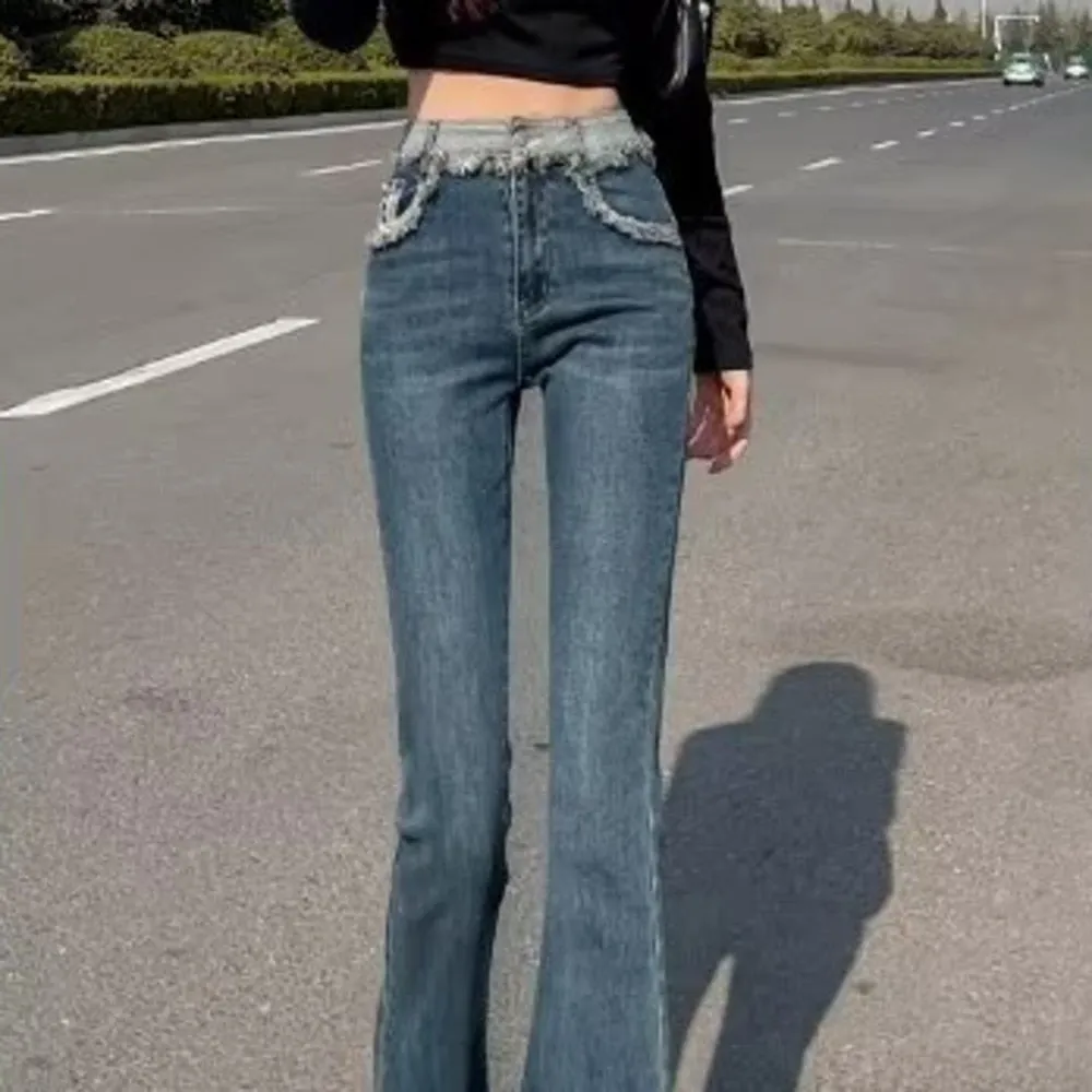 Women's Spring And Autumn New Vintage High Waist Slim Pants - WJN0016