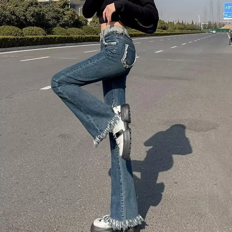 Women's Spring And Autumn New Vintage High Waist Slim Pants - WJN0016